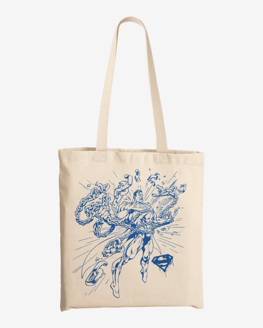 Totebag Superman Rompiendo Cadenas