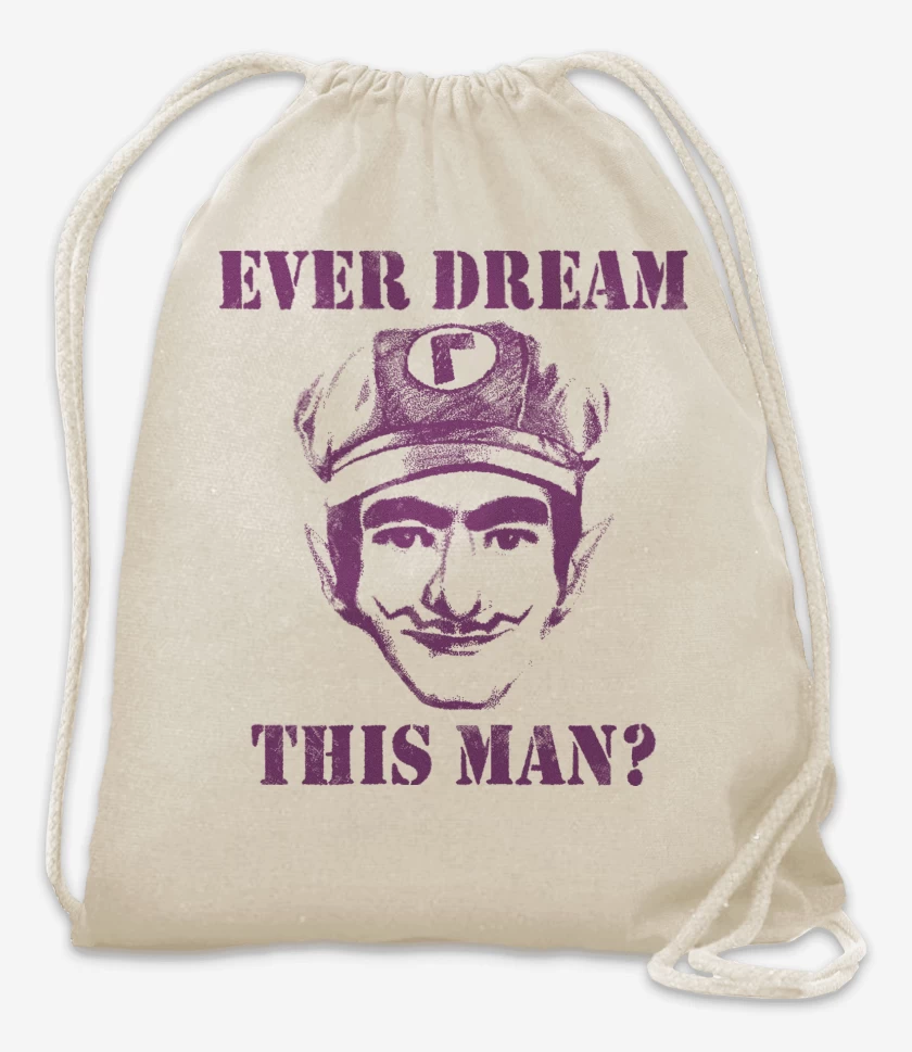 Mochila Blanco de Waluigi Real