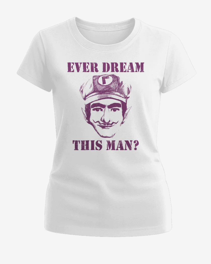 Polera de Mujer Blanco de Waluigi Real