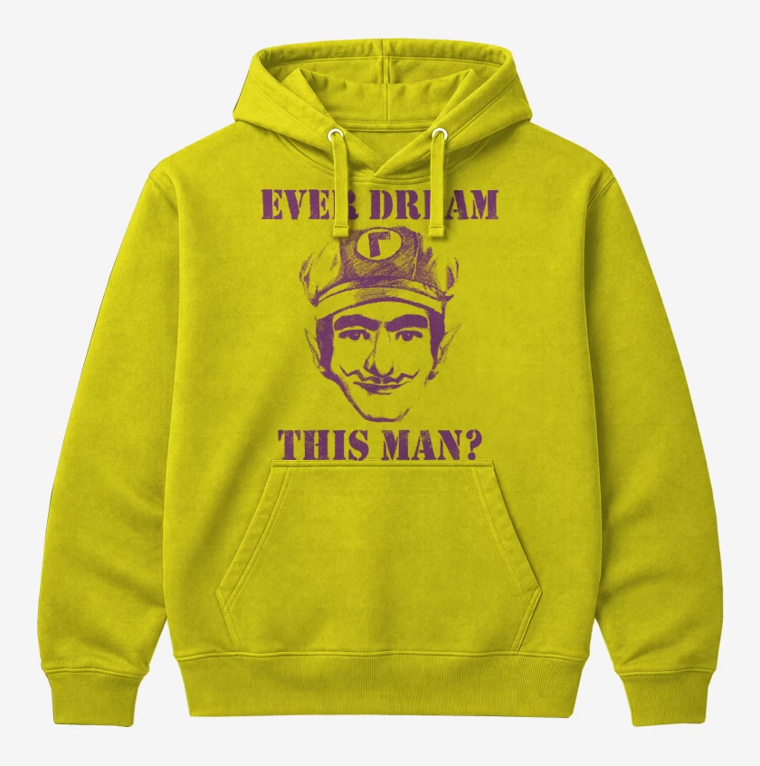 Polerón Canguro Amarillo de Waluigi Real