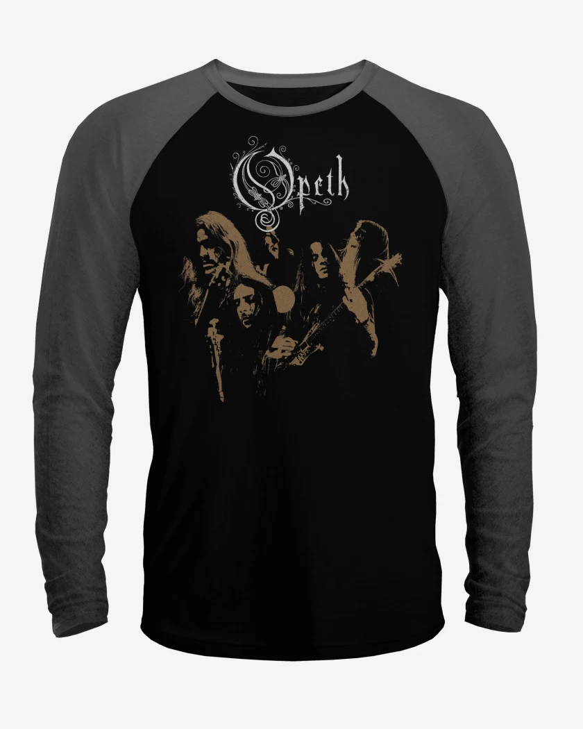Polera Raglan Opeth Band