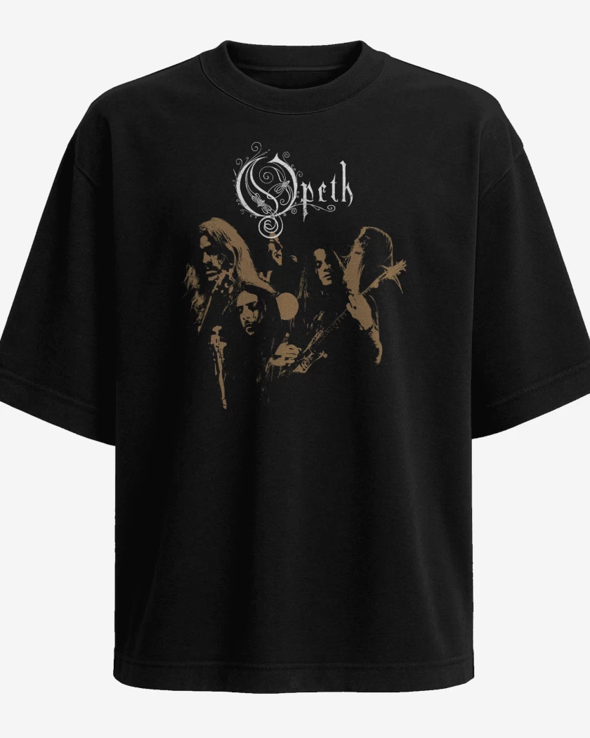 Polera Oversize Opeth Band