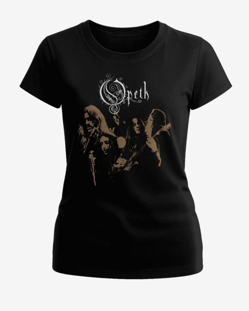Polera de Mujer Negro de Opeth Band