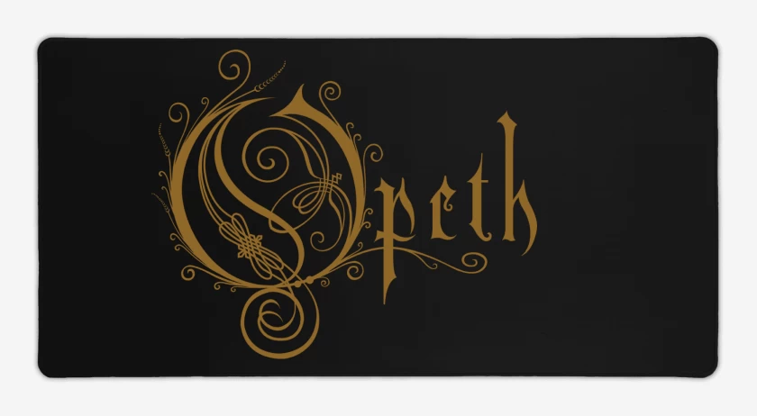 Mouse pad Gamer Negro de Opeth Logo N