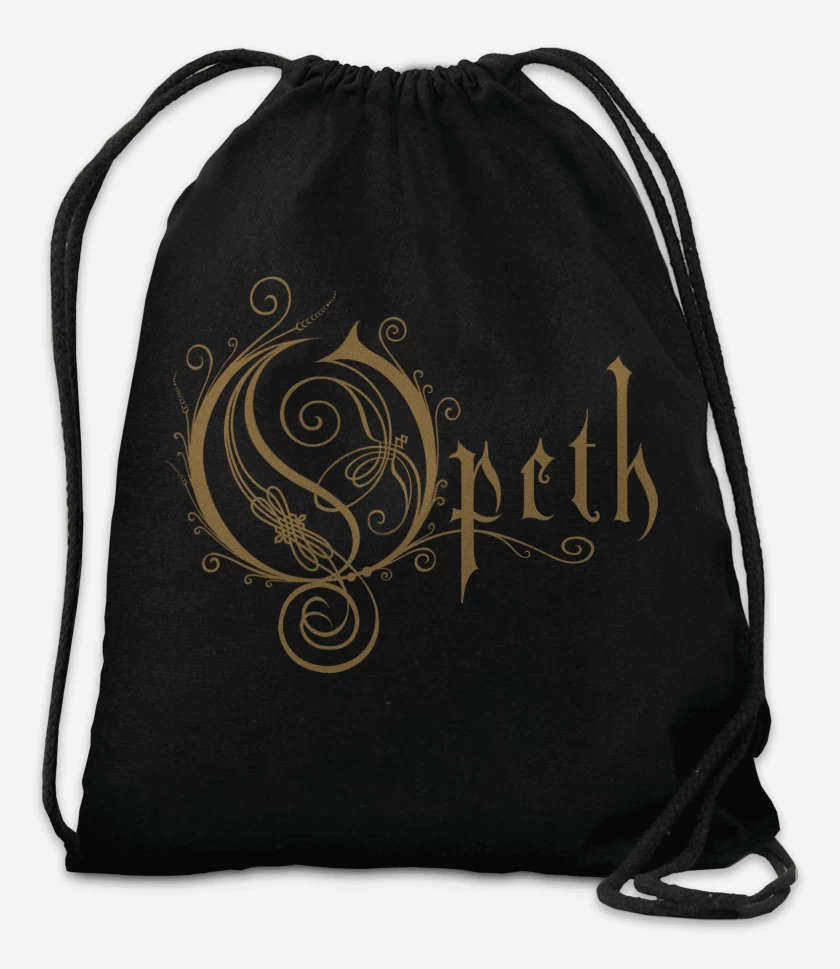 Mochila Negro de Opeth Logo N