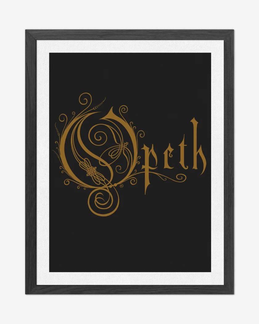 Cuadro decorativo Opeth Logo N