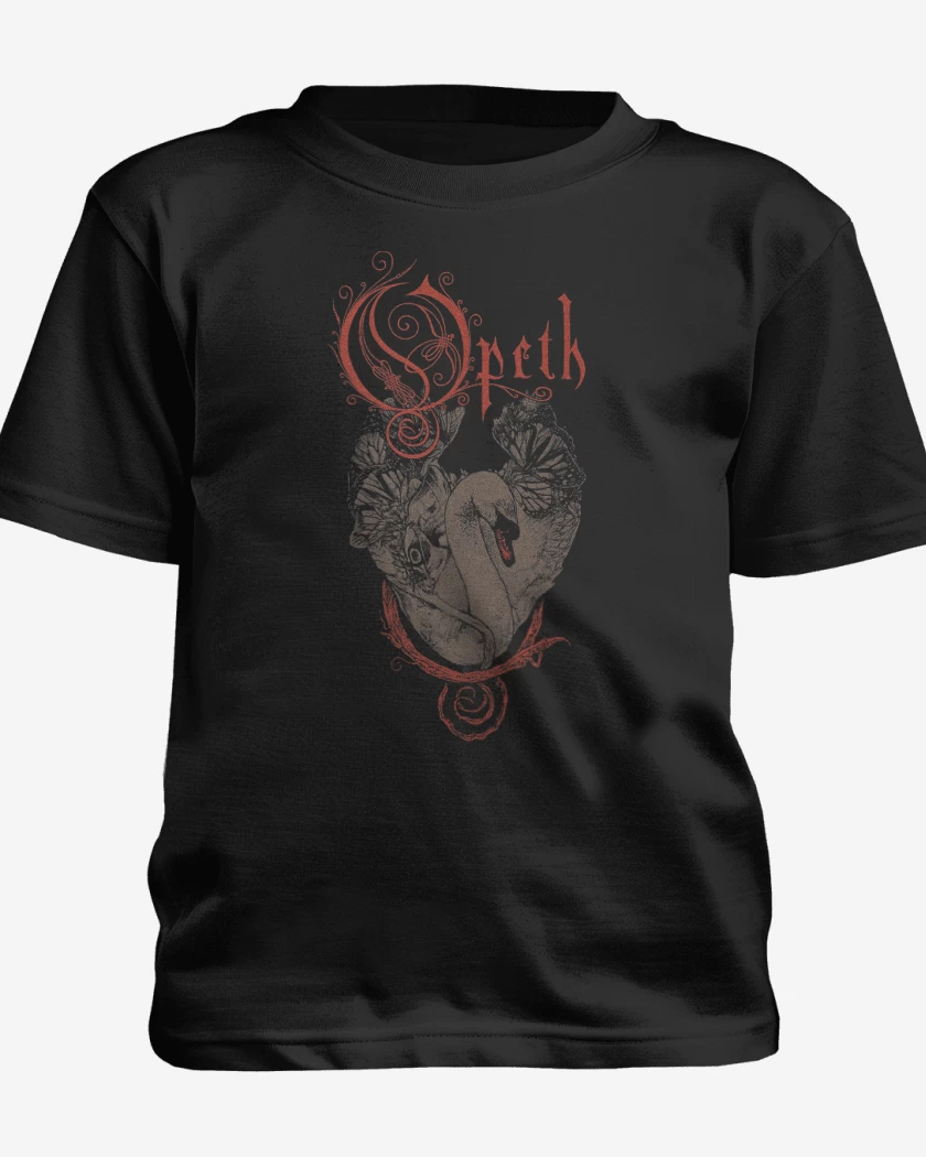 Polera de niño Negro de Opeth Swan