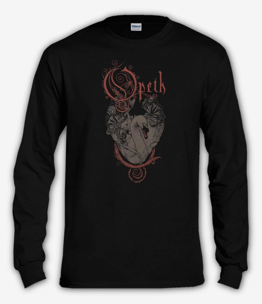 Polera manga larga Negro de Opeth Swan