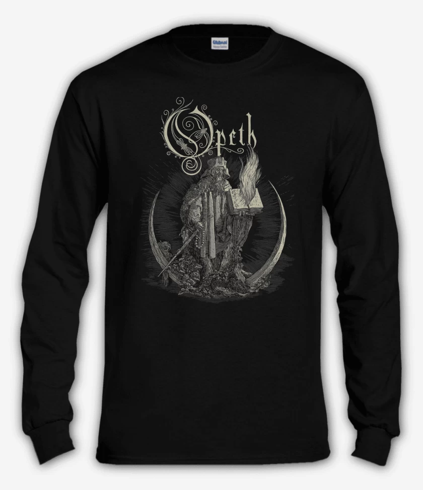 Polera manga larga Negro de Opeth Mago