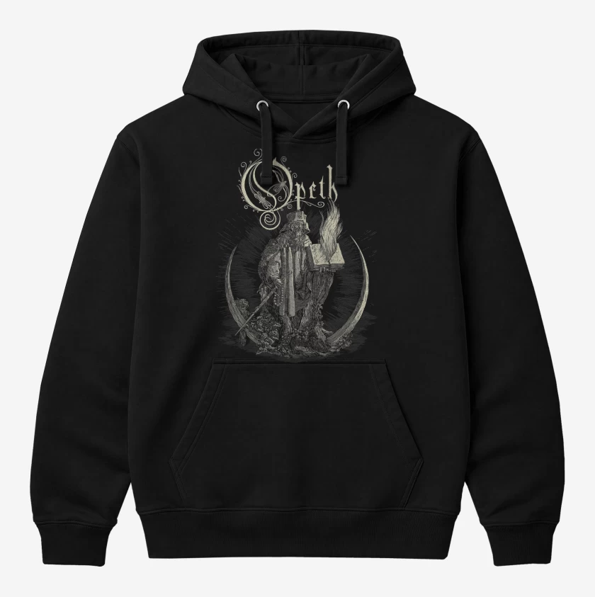 Polerón Canguro Negro de Opeth Mago