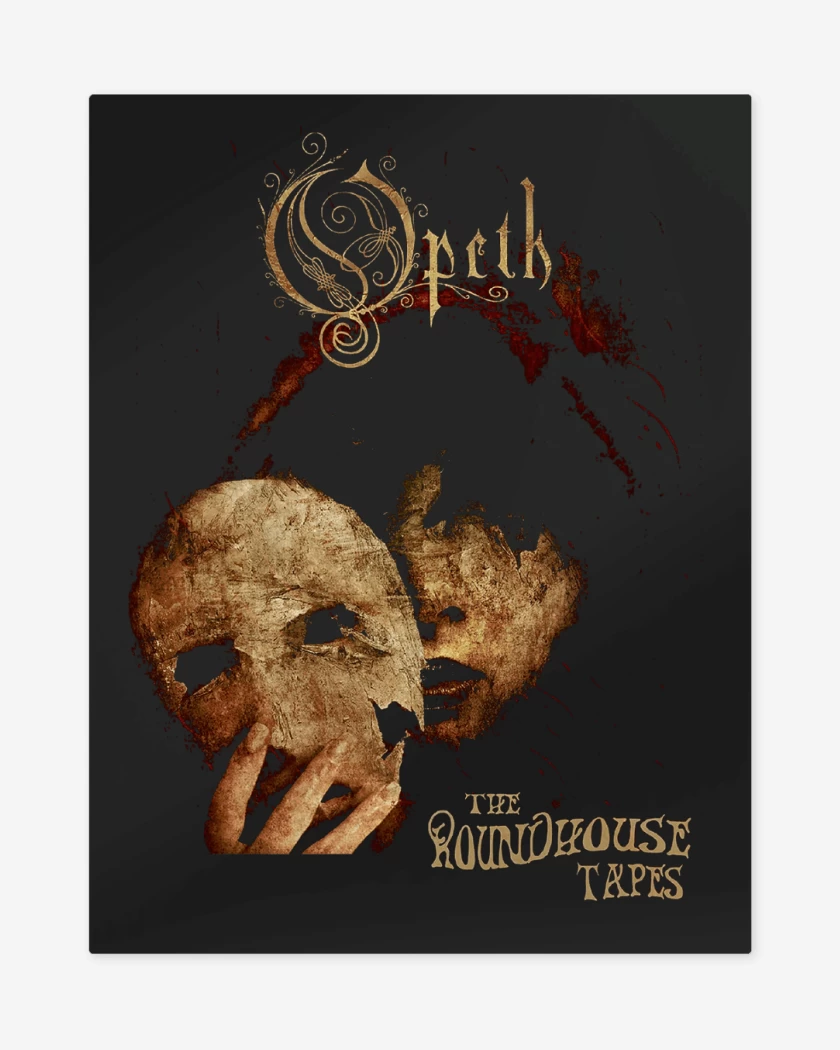 Print metalico Negro de Opeth The Roundhouse Tapes