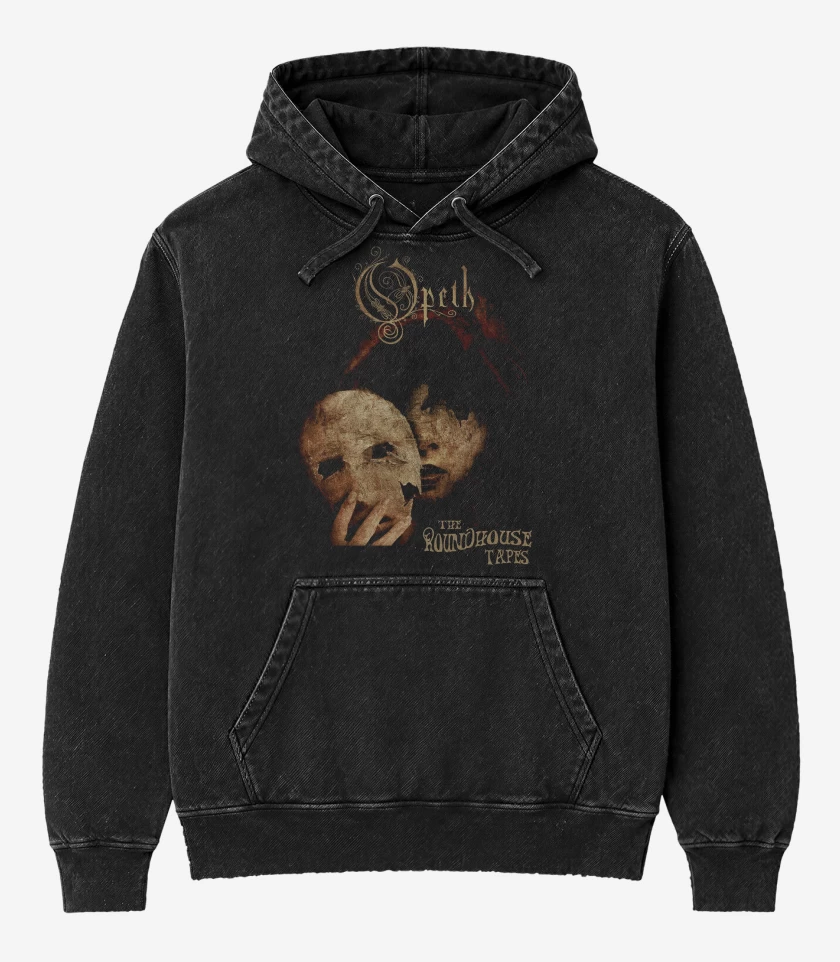 Poleron Canguro Acid Wash Negro de Opeth The Roundhouse Tapes