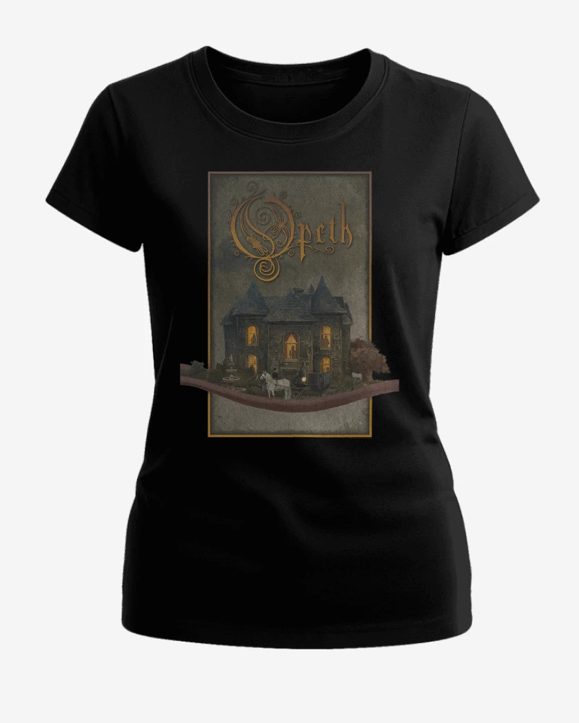 Polera de Mujer Negro de Opeth In Cauda 