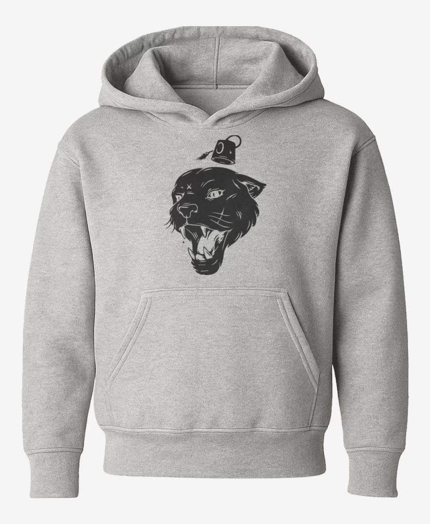 Poleron de niño Gris Melange de Pantera