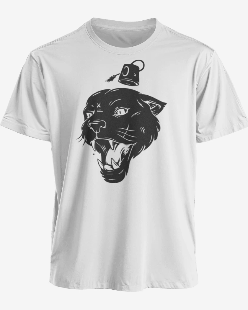 Polera premium Blanco de Pantera