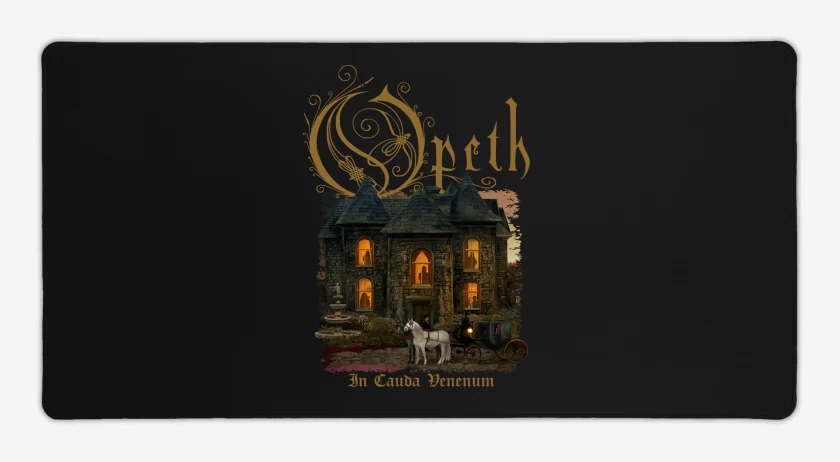Mouse pad Gamer Negro de Opeth In Cauda Venenum