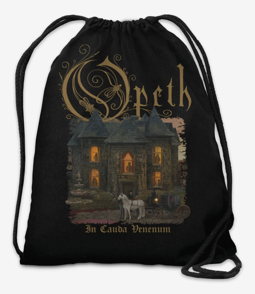 Mochila Negro de Opeth In Cauda Venenum