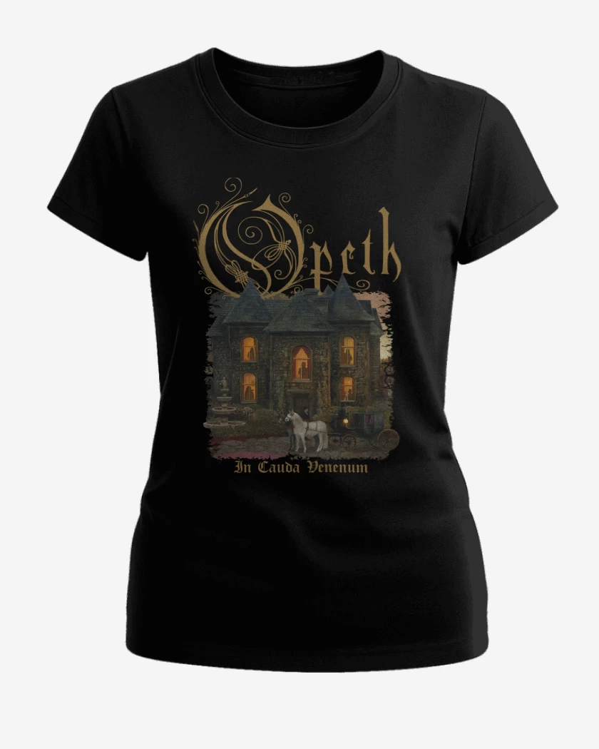 Polera de Mujer Negro de Opeth In Cauda Venenum