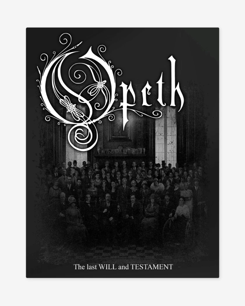 Print metalico Opeth The Last Will and Testament