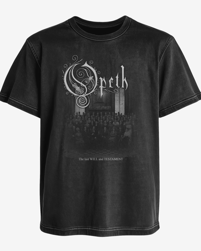 Polera desgastada Opeth The Last Will and Testament