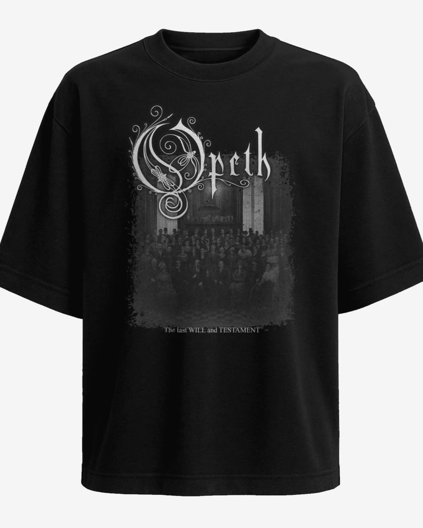 Polera Oversize Opeth The Last Will and Testament