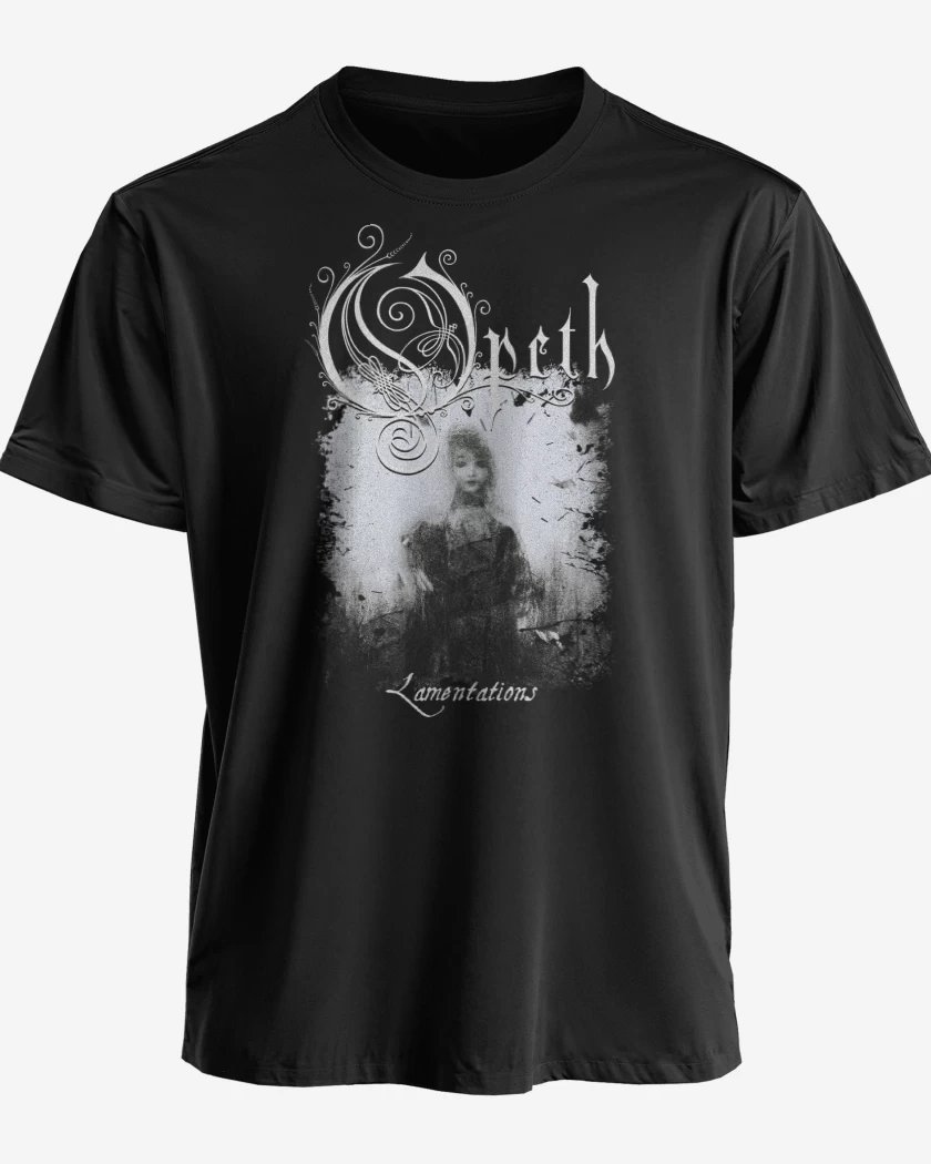 Polera premium Negro de Opeth Lamentations