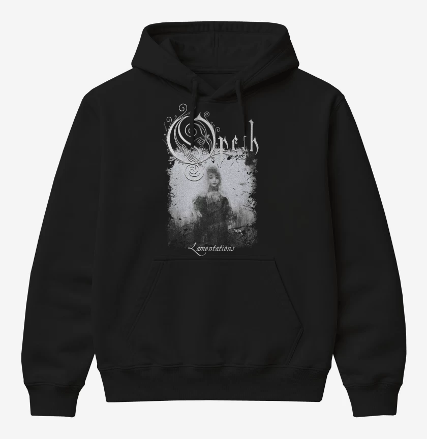 Poleron Canguro básico Negro de Opeth Lamentations