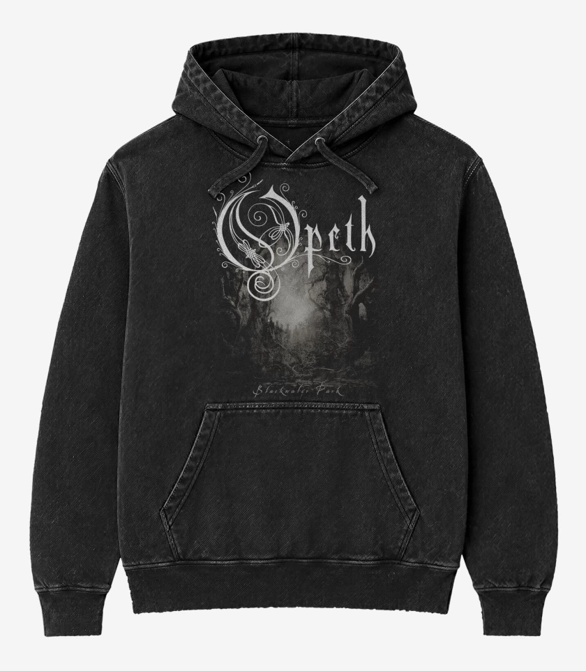 Poleron Canguro Acid Wash Negro de Opeth Blackwater Park