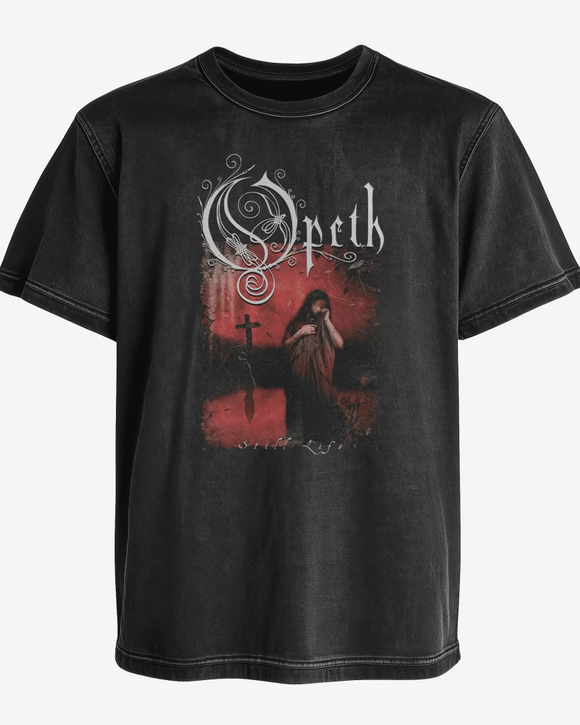 Polera desgastada Opeth Still Life