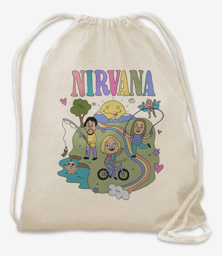 Mochila Blanco de Happy Nirvana