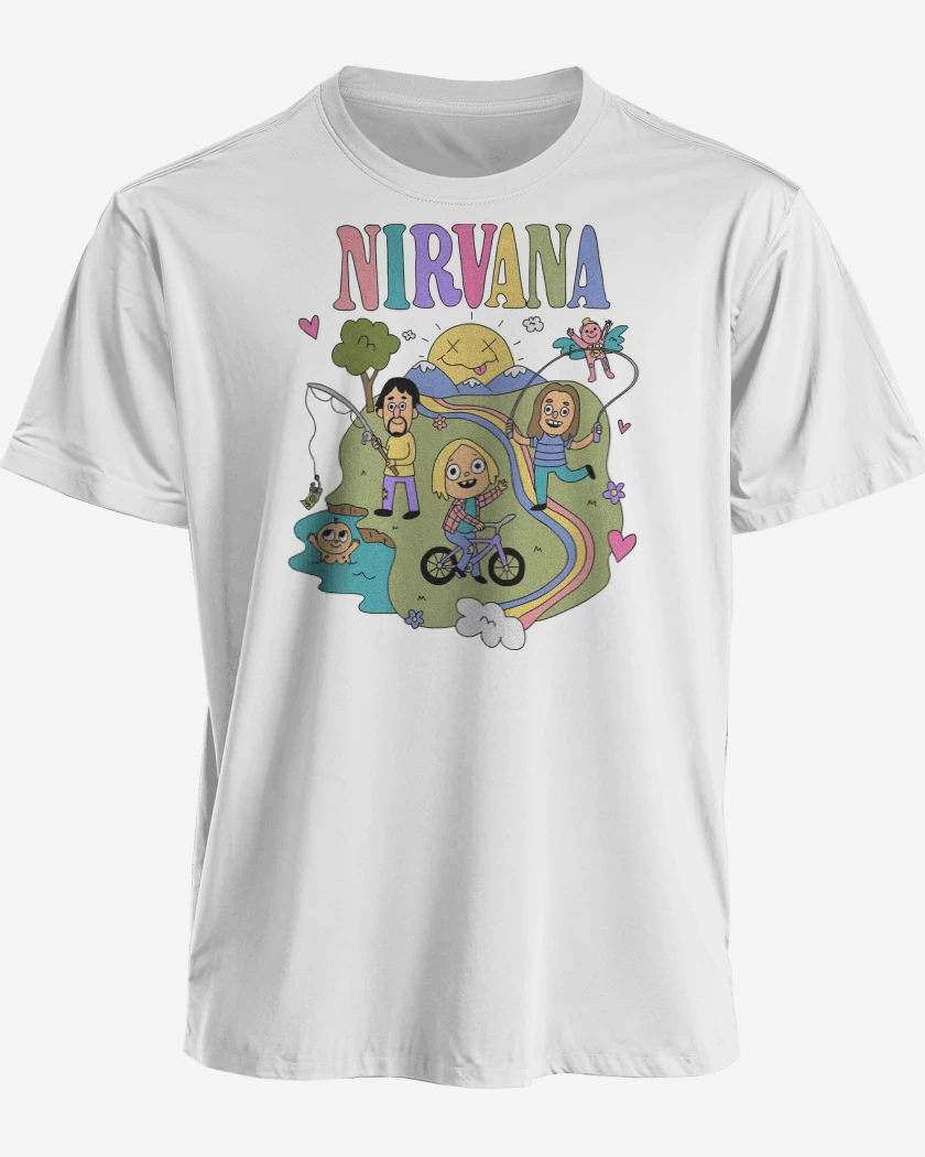 Polera premium Blanco de Happy Nirvana