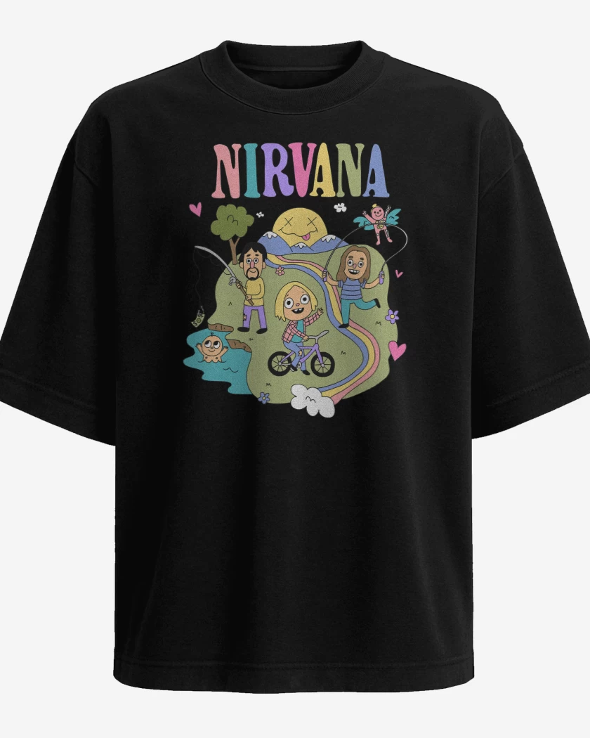 Polera Oversize Happy Nirvana