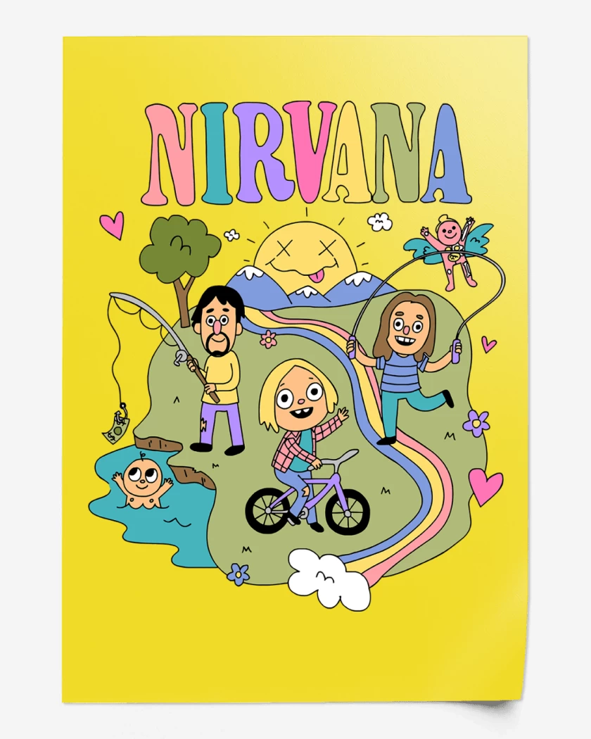 Print Happy Nirvana