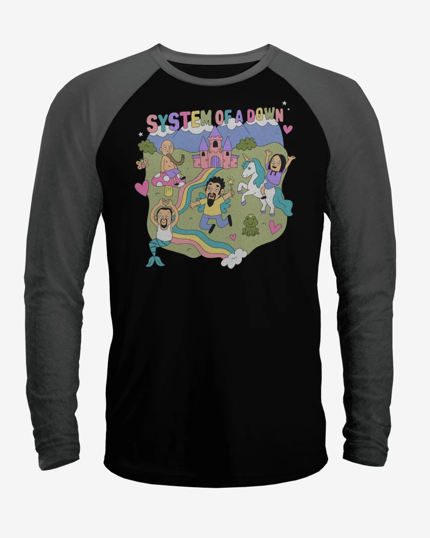 Polera Raglan Happy System of a Down