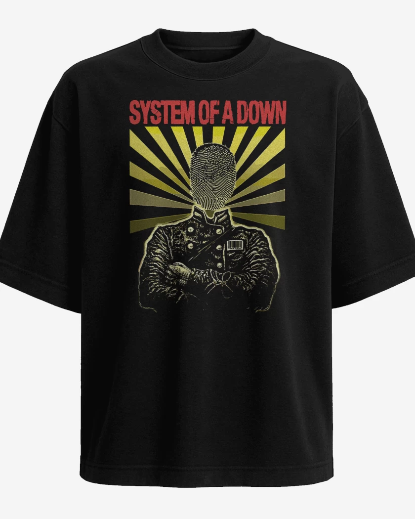 Polera Oversize System of a Down Dactilar