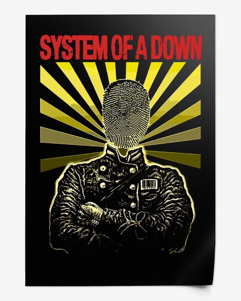 Print System of a Down Dactilar