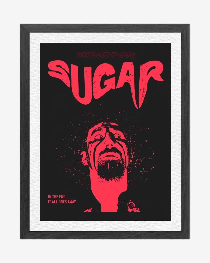 Cuadro decorativo Negro de SOAD Sugar