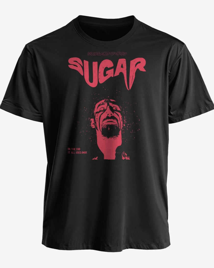 Polera premium Negro de SOAD Sugar