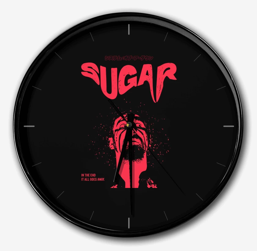 Reloj Negro de SOAD Sugar