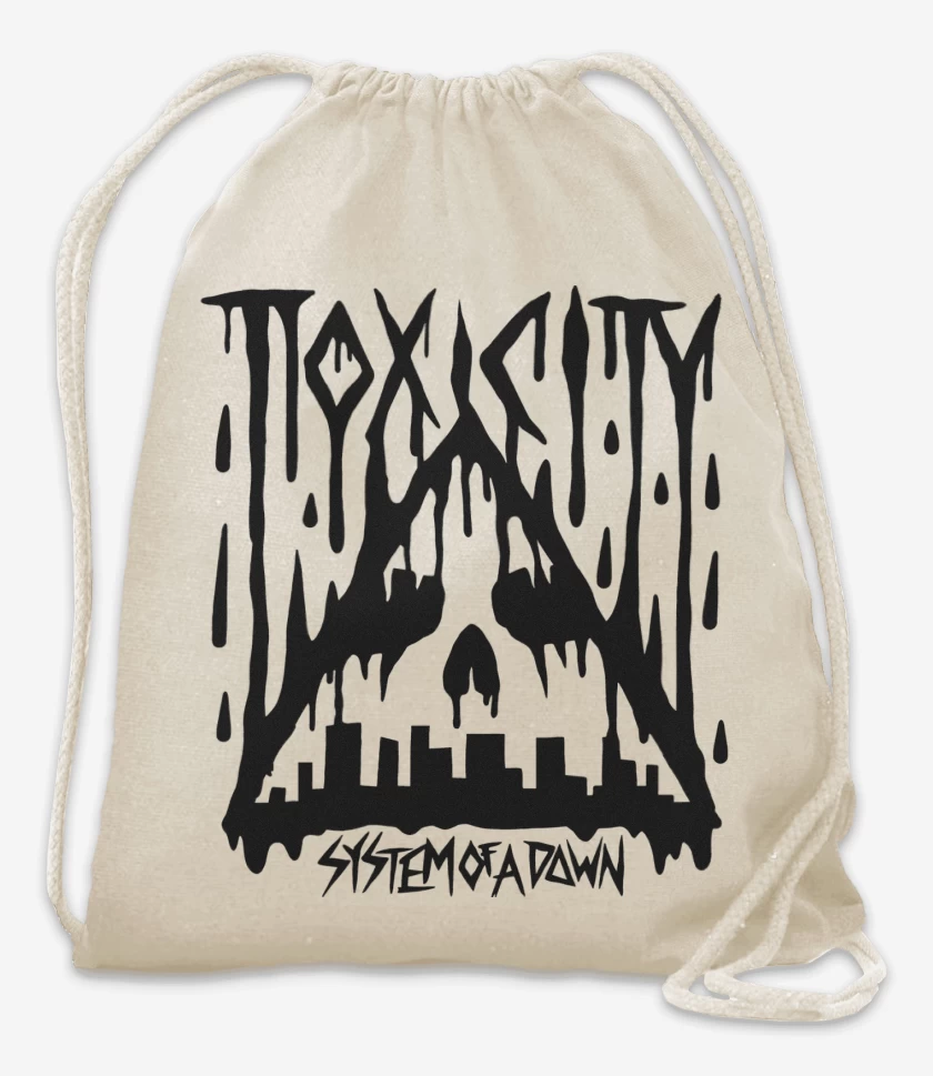 Mochila Blanco de SOAD Toxicity