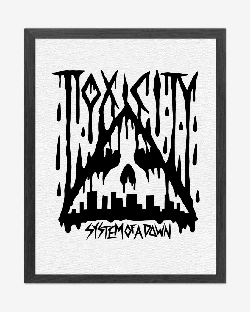 Cuadro decorativo Blanco de SOAD Toxicity