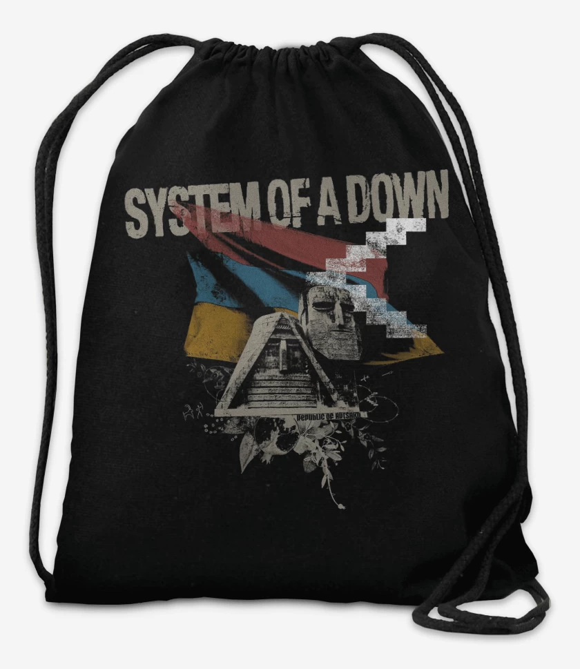 Mochila Negro de System of a Down LATAM