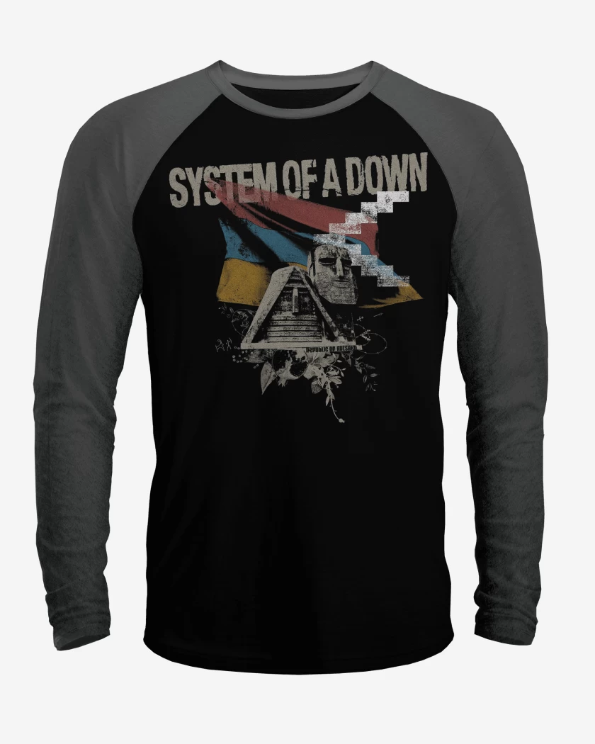 Polera Raglan System of a Down LATAM