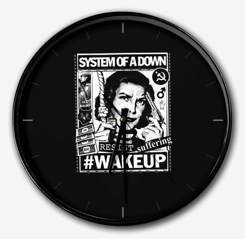Reloj Negro de System of a Down Wake Up