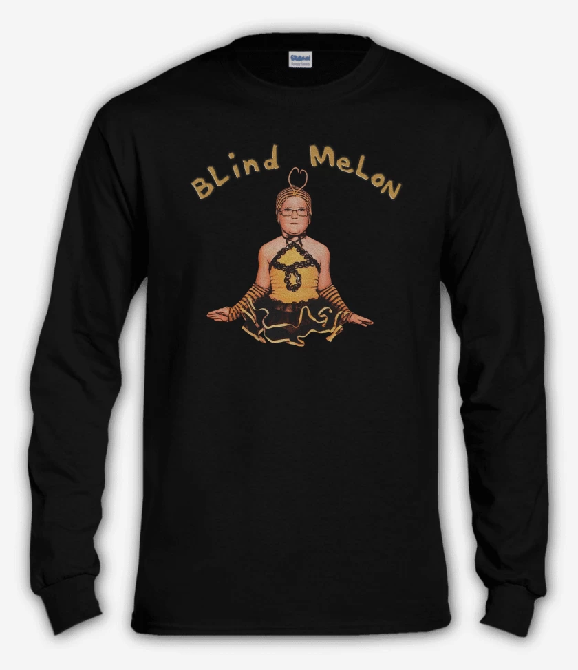 Polera manga larga Negro de Blind Melon