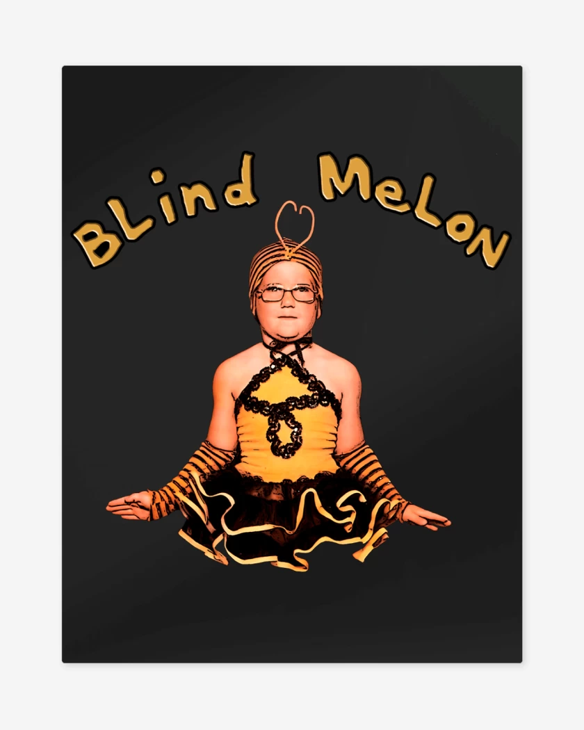 Print metalico Negro de Blind Melon