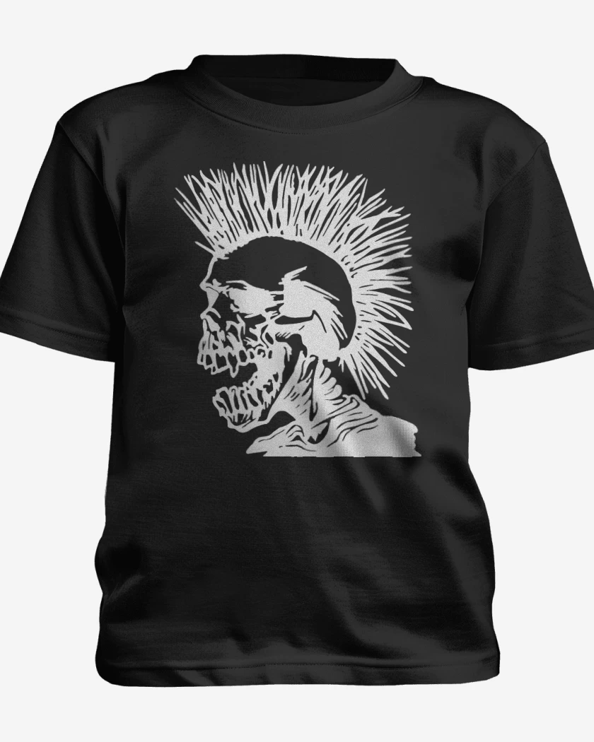 Polera de niño Negro de The Exploited Calavera Punk 