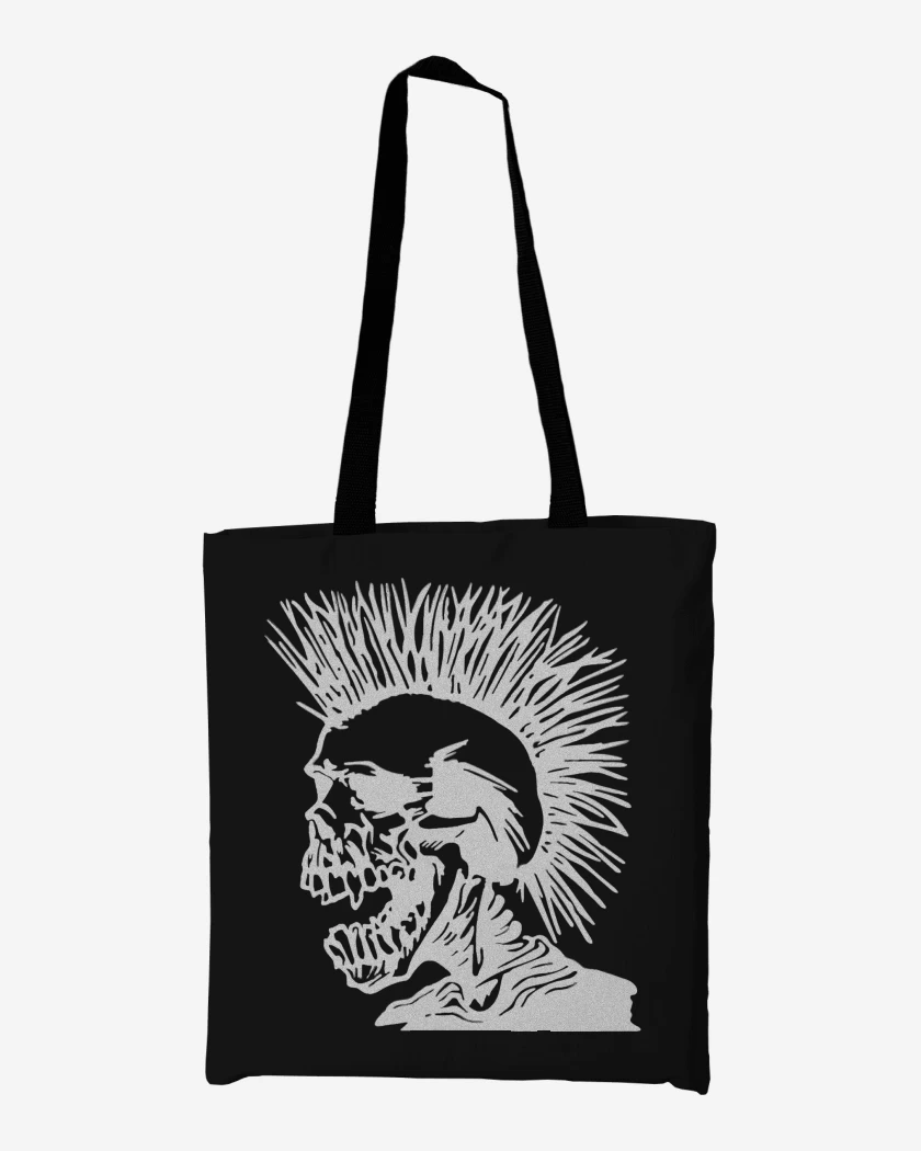 Totebag The Exploited Calavera Punk 