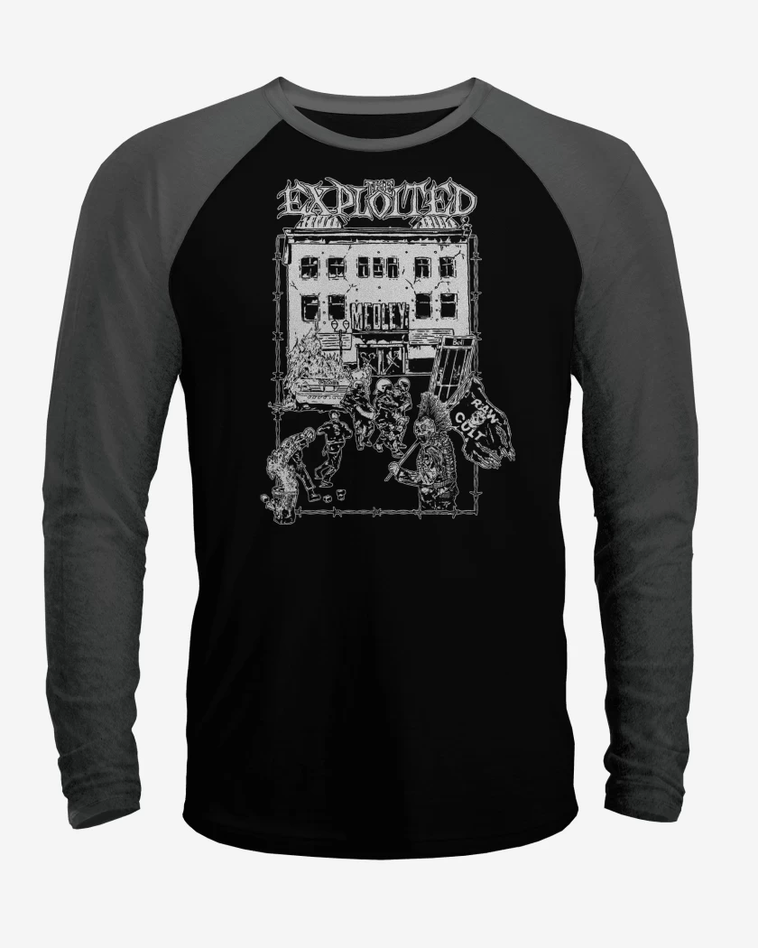 Polera Raglan The Exploited Medley