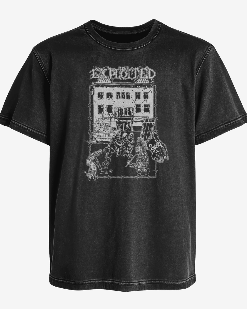 Polera desgastada The Exploited Medley